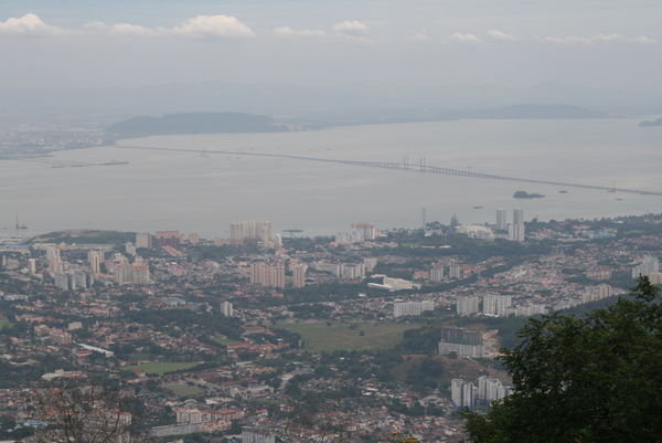 the view from Penang Hill