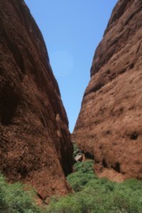 The walk in the Olgas
