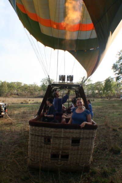 Ballooning over the Atherton Tablelands