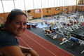 Chrissie in the gym