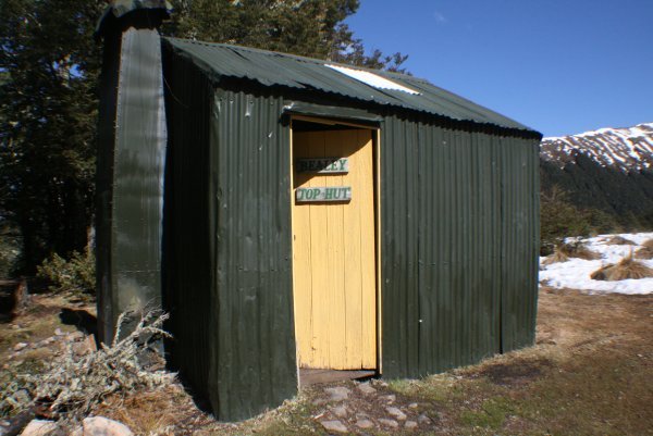 hut on the track
