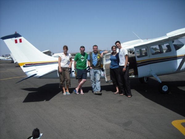 Us and the plane