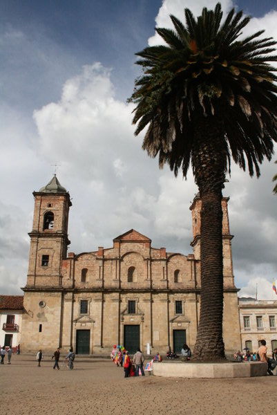 Church in the pretty town of Zipaquira