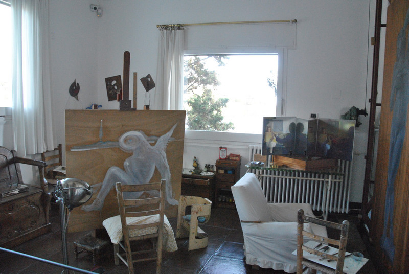 Dali's studio