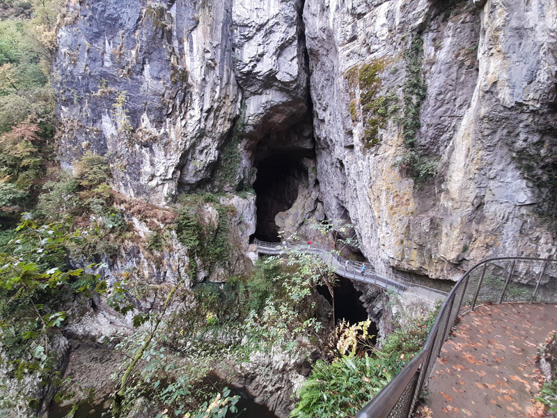 Gangways through Skojan Caves