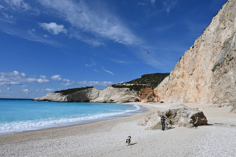 Beautiful beach of Lafkada