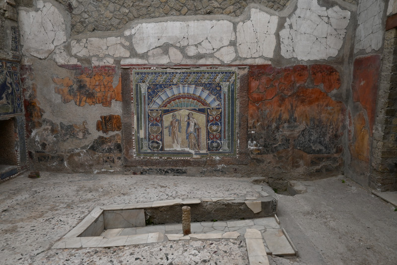 Wall Mosaic at Pompeii