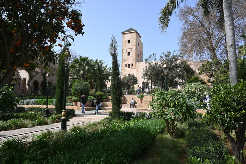 Tranquil Gardens of Rabat's Kasbar