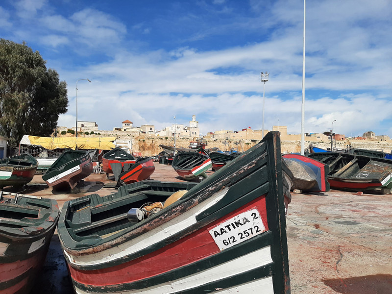 The fishing boats of El Jadida