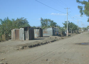 typical houses in Nueva Vida