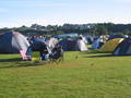the campsite on the high school fields