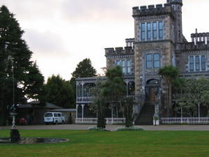 Larnach Castle where we stayed on the Peninsula 