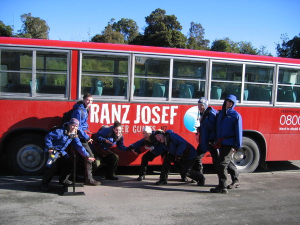 our Franz Joseph adventure bus