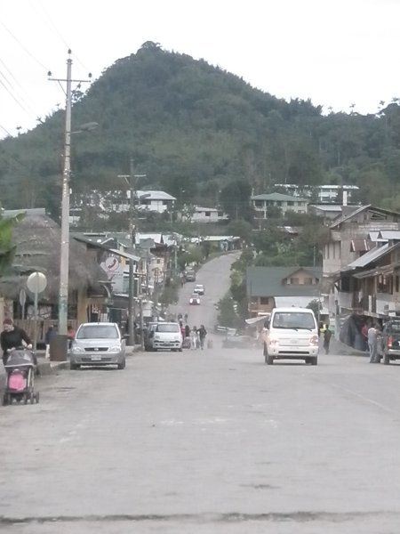 Main street of Mindo