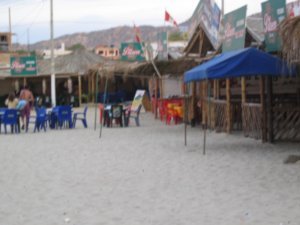 the beachside restaurants/bars