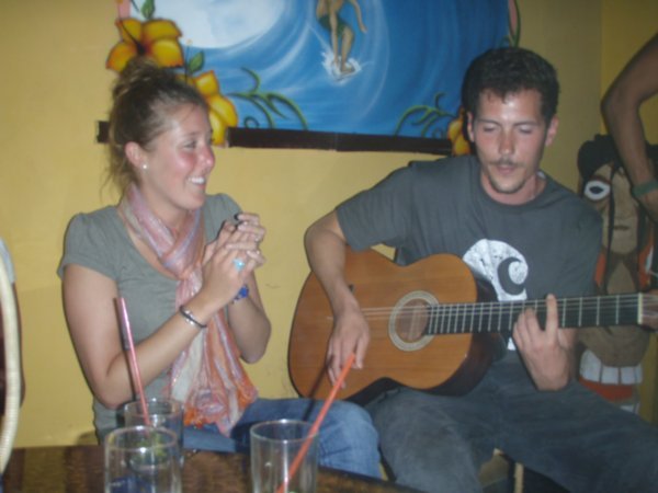 jam session at the surf bar