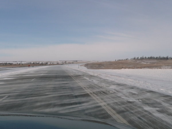 Winter highways in Montana...