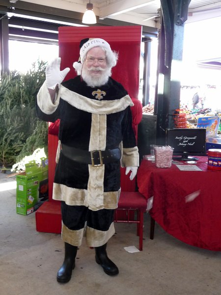 Santa explained that he dresses