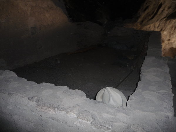 One of the rooms in the cave.