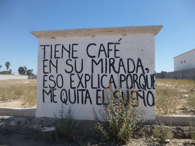 Poetry on the streets of Puerto Peñasco.