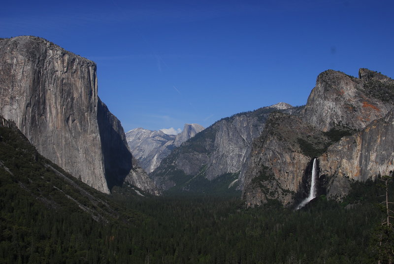 Tunnel view of the valley