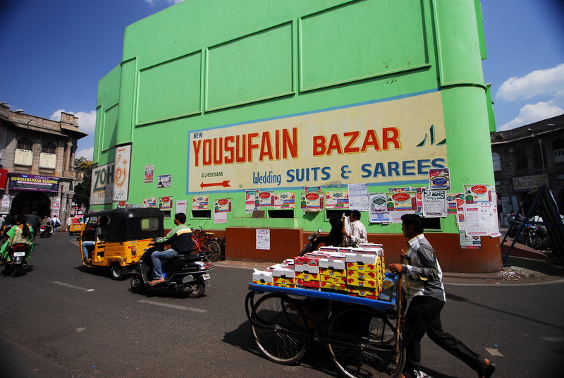 Hyderabad bazaar.