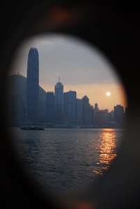 HK skyline framed.