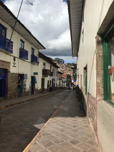 Typical Cusco street