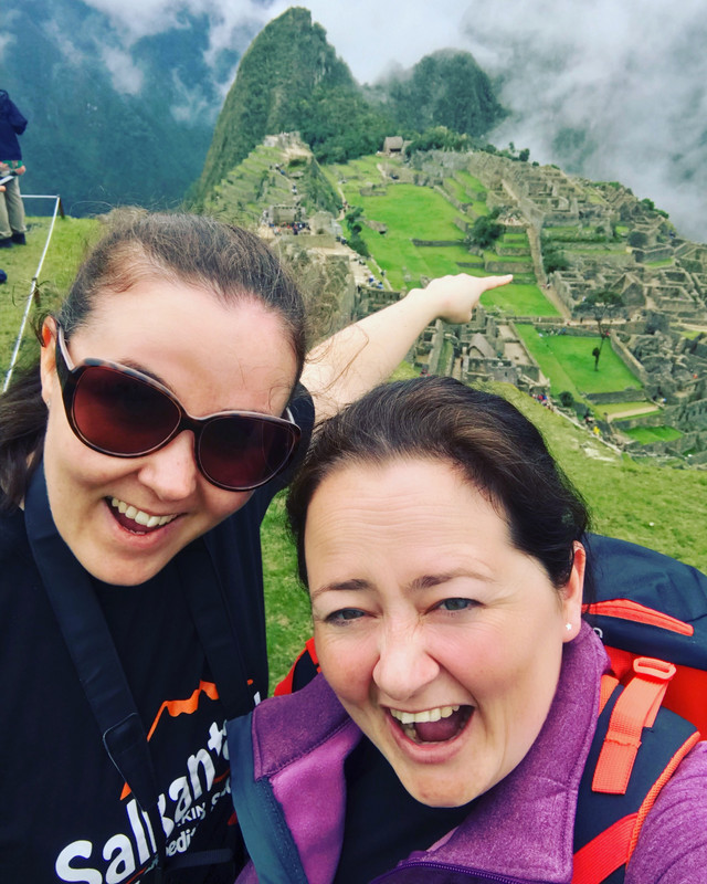 Finally reaching Machu Picchu