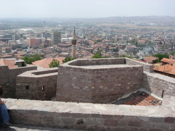 Ankara's view from the Castle