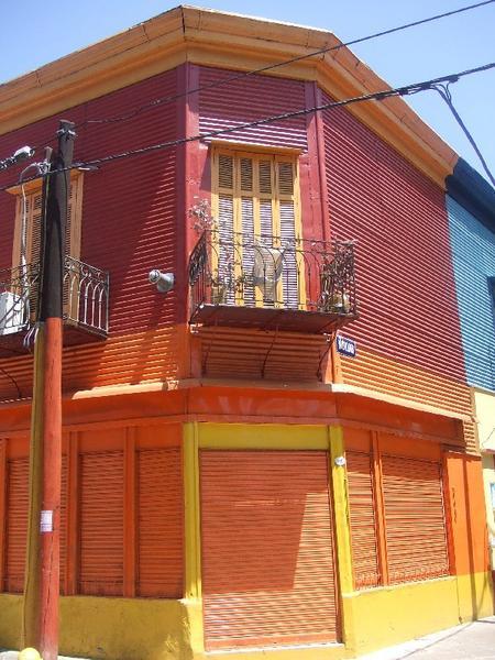 Colourful houses in La Boca