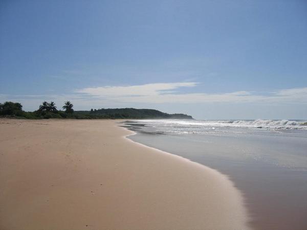 Deserted beaches in Ghana