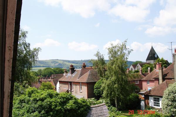 View from the top of our house over Ditchling