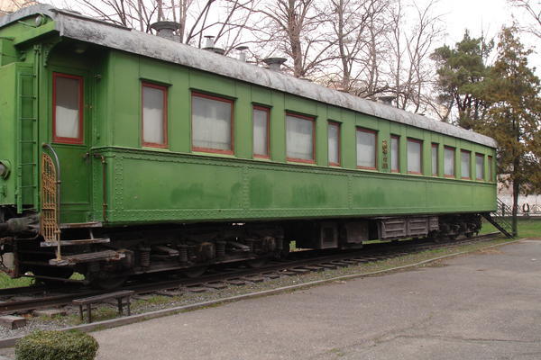 Stalin's armoured railway carriage.