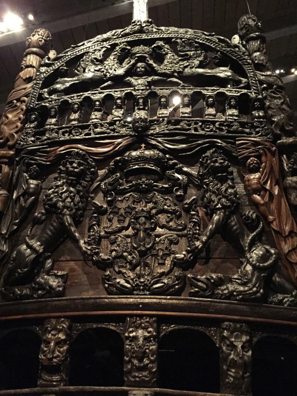 Close up of Vasa