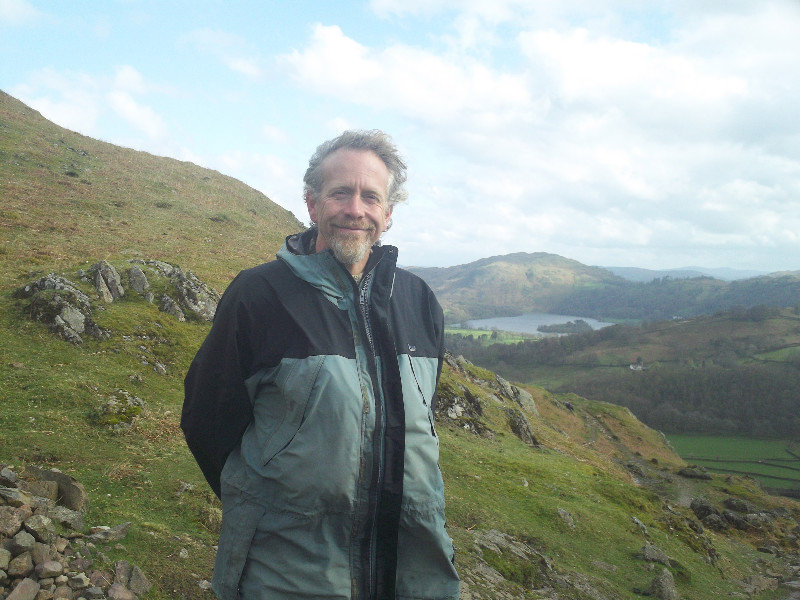 Dad with Grasmere in the background
