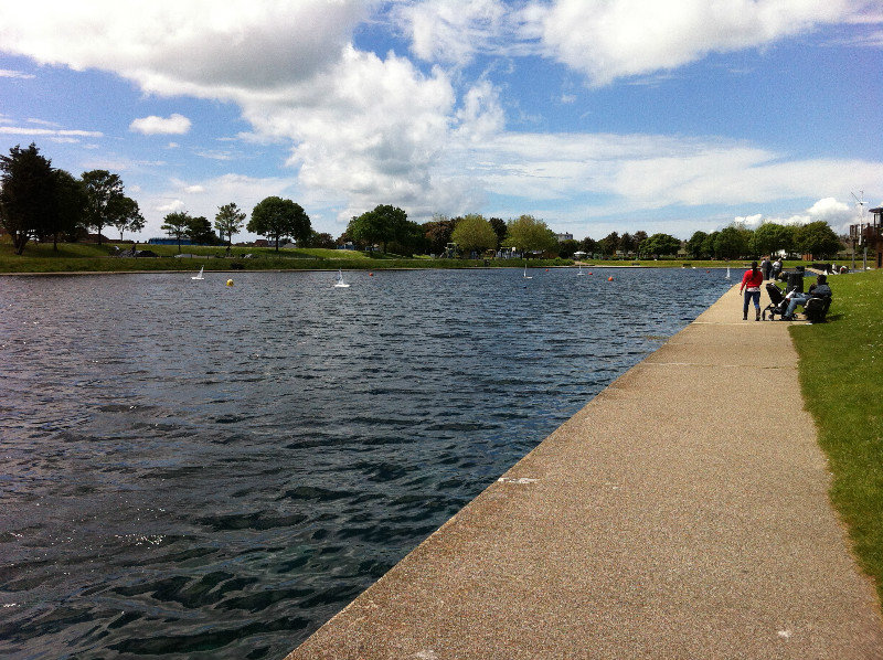 Radio-Controlled Sailboats in Gosport Park