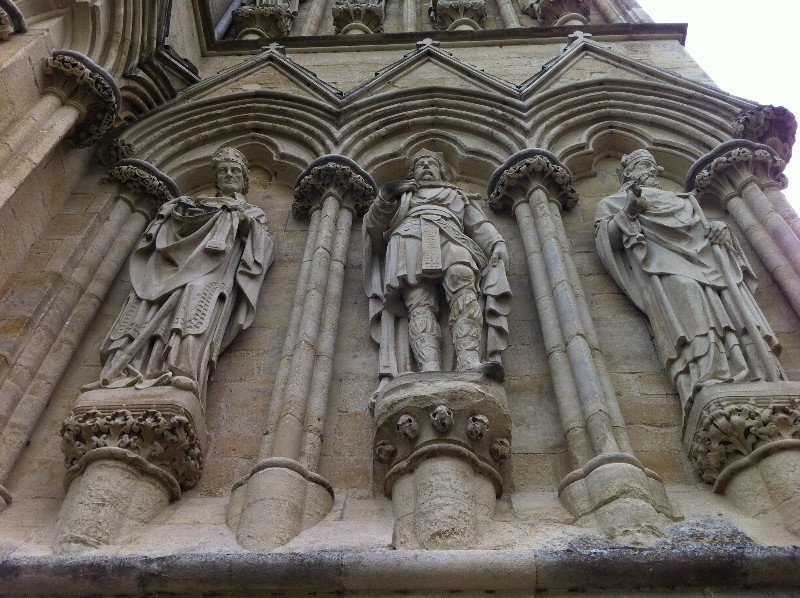 Stone Statues on Salisbury Cathedral