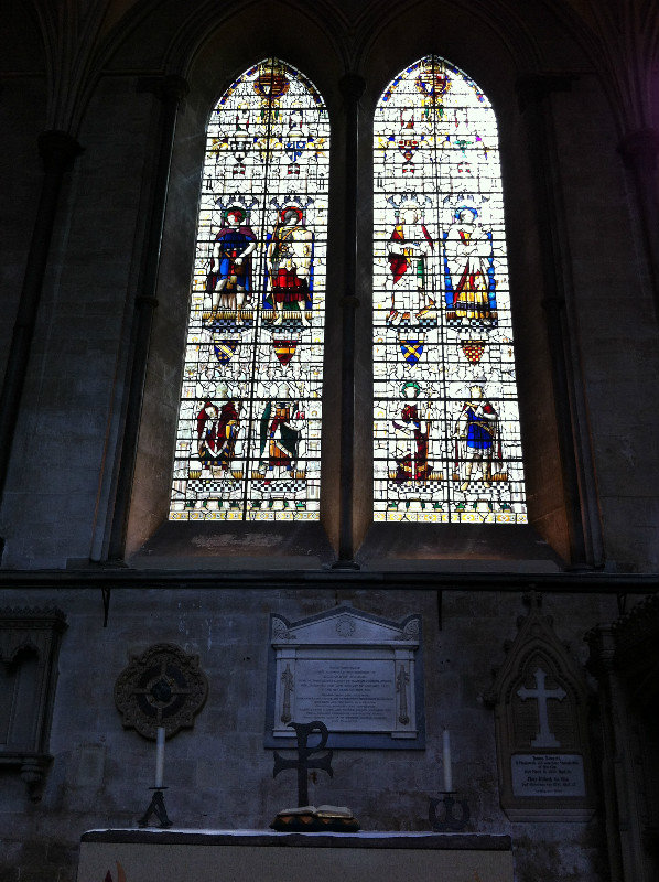 Stained Glass in Salisbury Cathedral