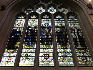 Stained Glass of Bath Abbey
