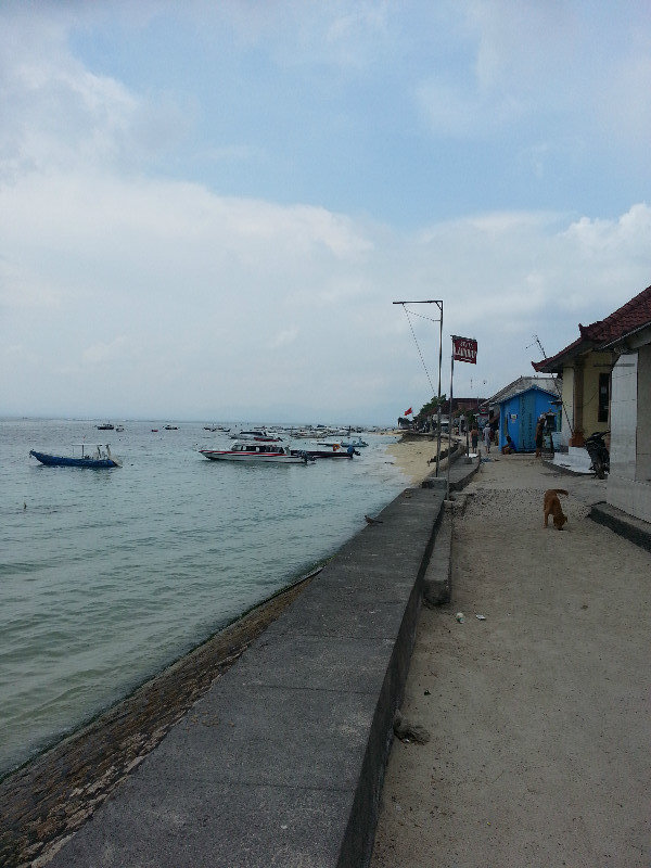 Port of Lembongan Beach...