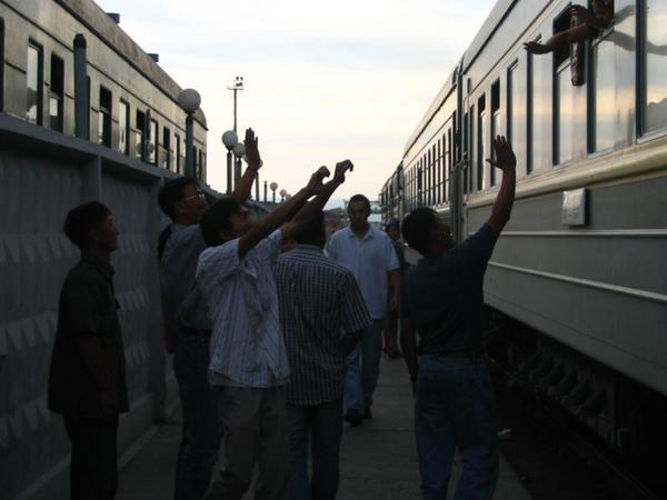 Leaving on the Trans-Siberian Railway...