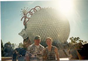 Steph and I at Epcot