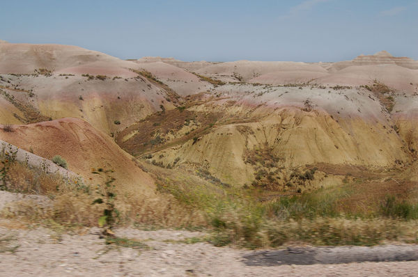 Badlands Coloured Hills