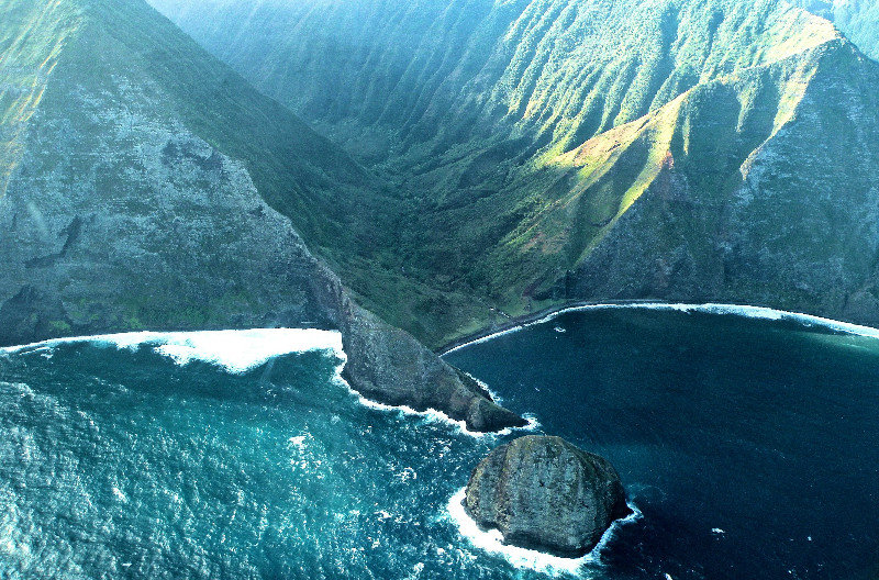Molokai Cliffs, Near Kalaupapa.  