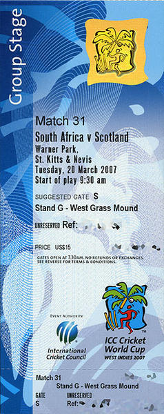 Scotland v South Africa 20/03/07