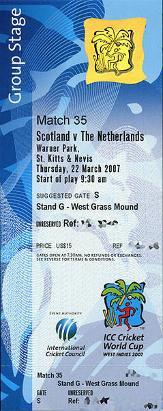 Scotland v Netherlands  22/03/07