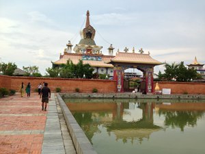 German temple at lumbini Park 