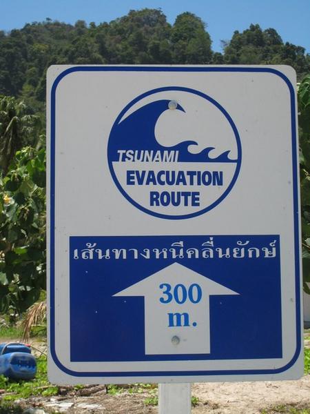 Tsunami Evacuation Route