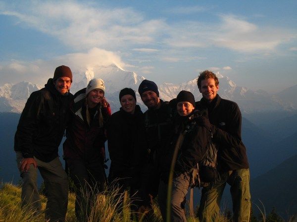 Our friends from Canada and Holland on Poon Hill